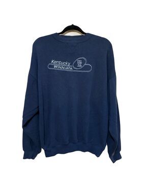 Vintage Kentucky Wildcats Crewneck Sweater Cadre Athletic Men L NCAA Long Sleeve